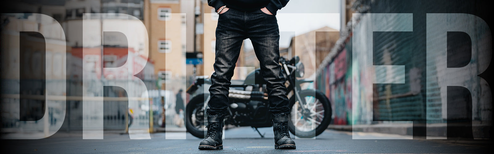 drifter motorcycle jeans for men banner