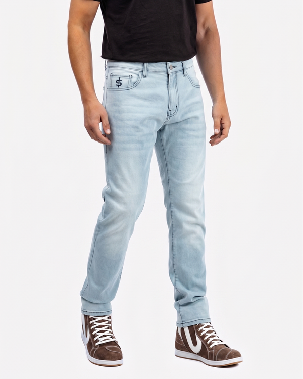 Drifter Mens Beach Blue Motorcycle Jeans