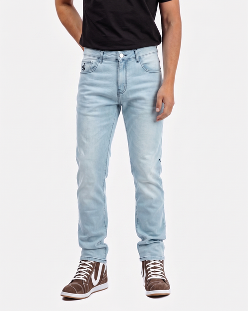 Drifter Mens Beach Blue Motorcycle Jeans