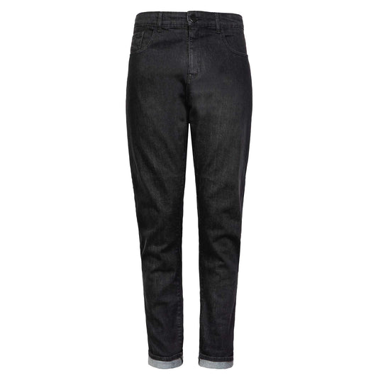 Drifter Washed Black Motorcycle Jeans