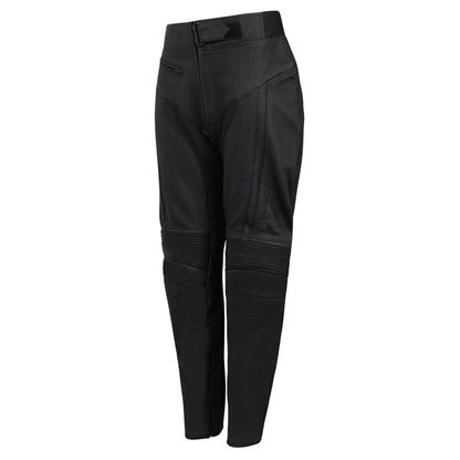 Everider Ladies Black Motorcycle Jeans