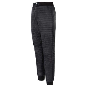 side view of black thermal motorcycle trouser ideal for the cold weather
