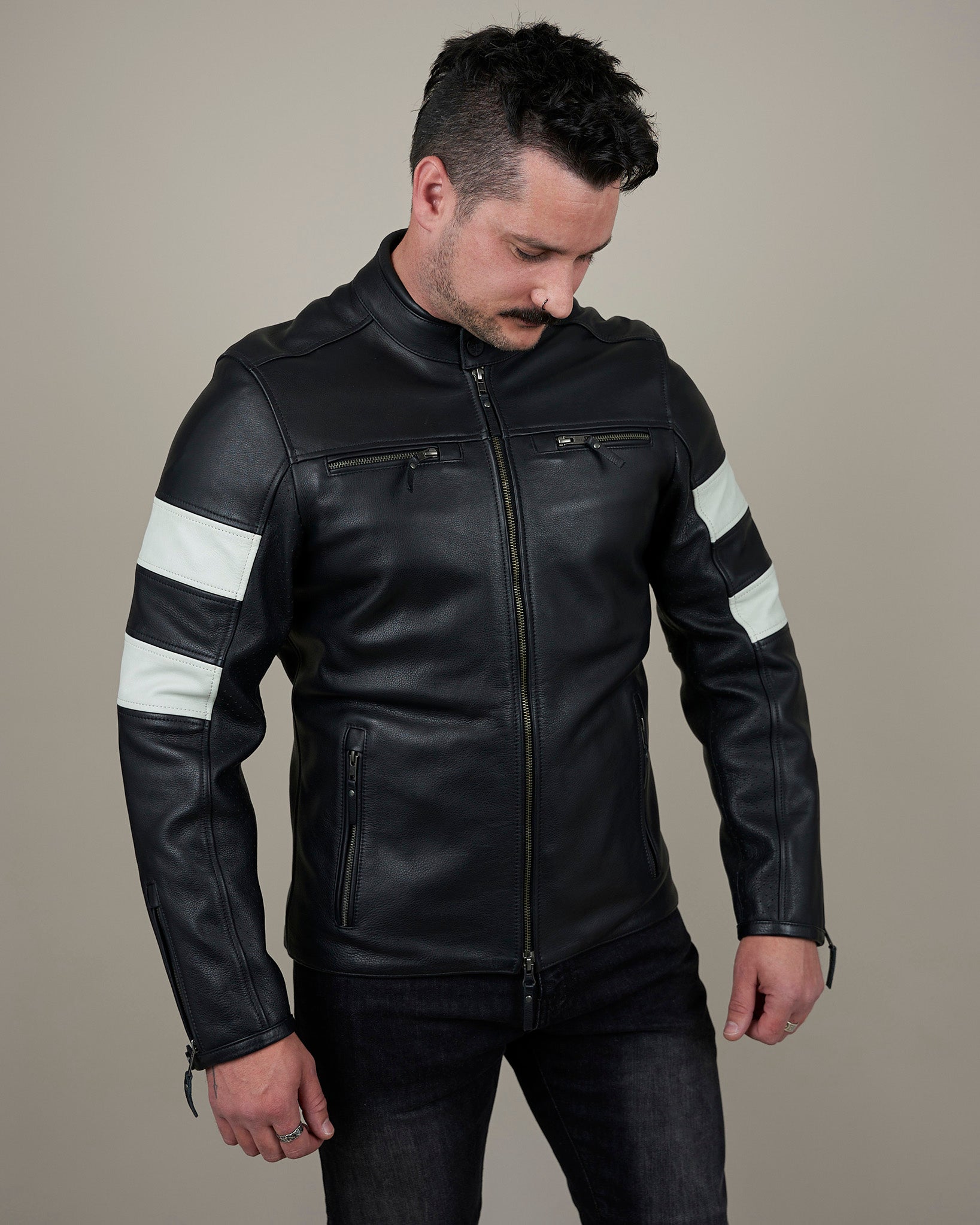 Hanzo Leather Motorcycle Jacket – CE Armoured | Spada – Spada Clothing