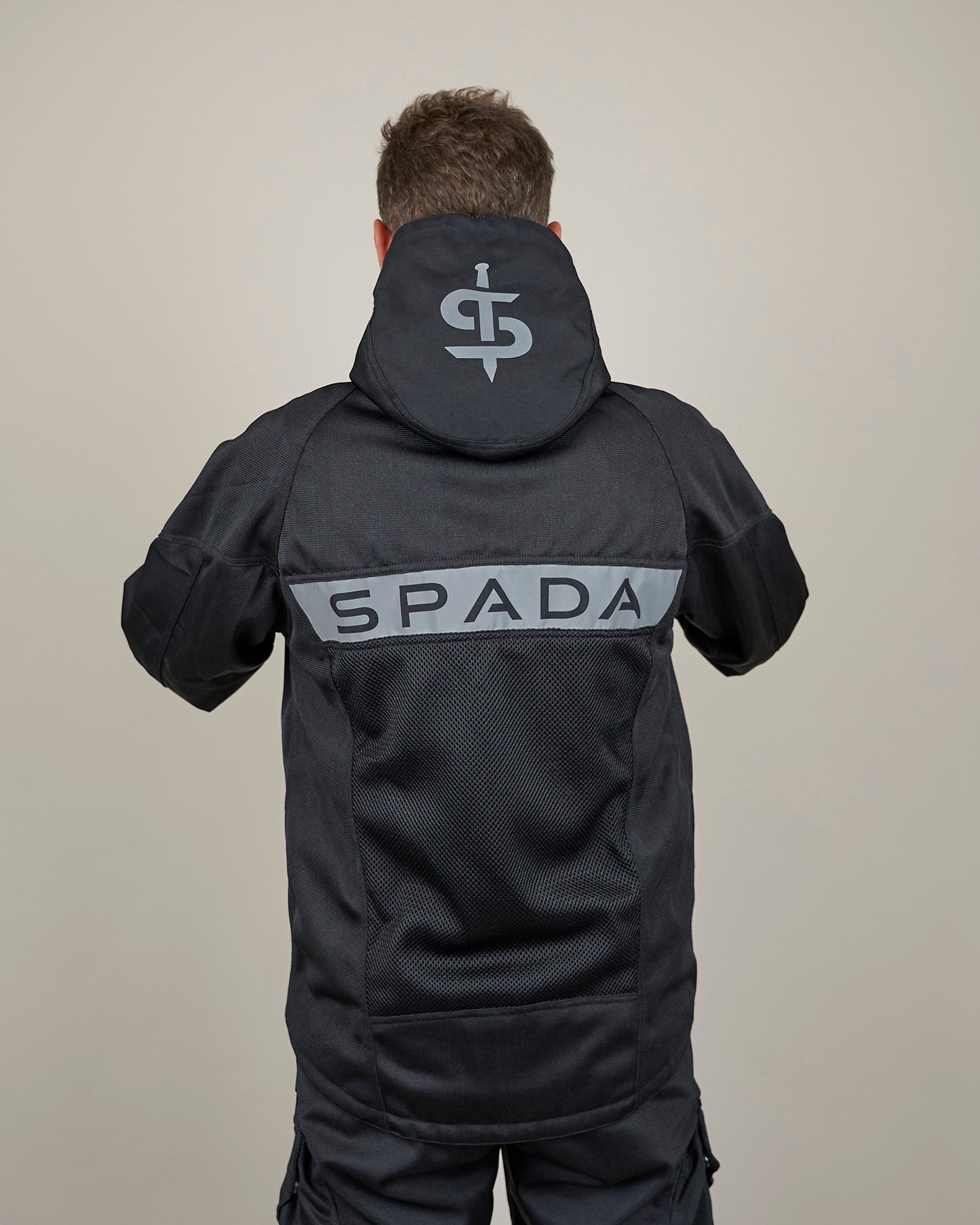 Hooded Air Black Motorcycle Jacket