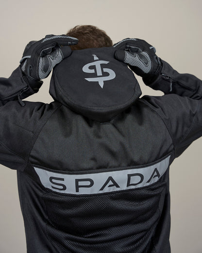 Hooded Air Black Motorcycle Jacket