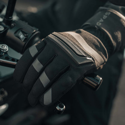 Hunza Rev.2 Black Waterproof Motorcycle Gloves
