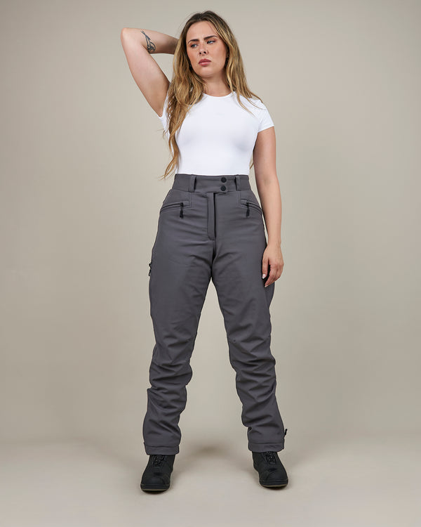Hairpin Ladies Carbon Grey Waterproof Motorcycle Trousers