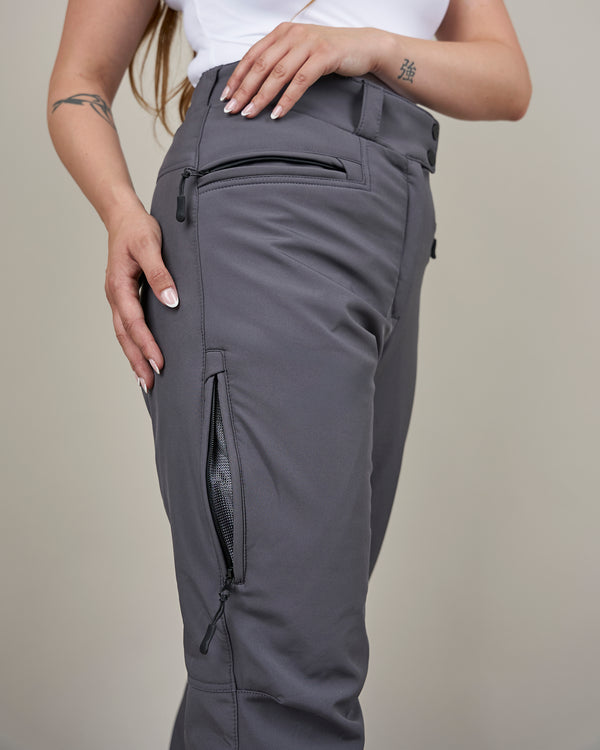 Hairpin Ladies Carbon Grey Waterproof Motorcycle Trousers