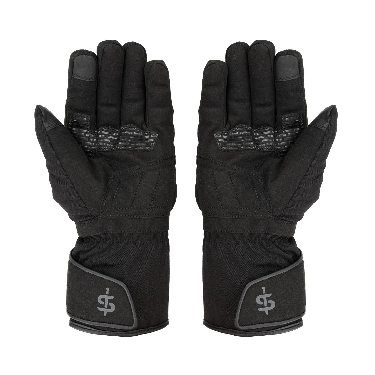 Hunza Rev.2 Black Waterproof Motorcycle Gloves