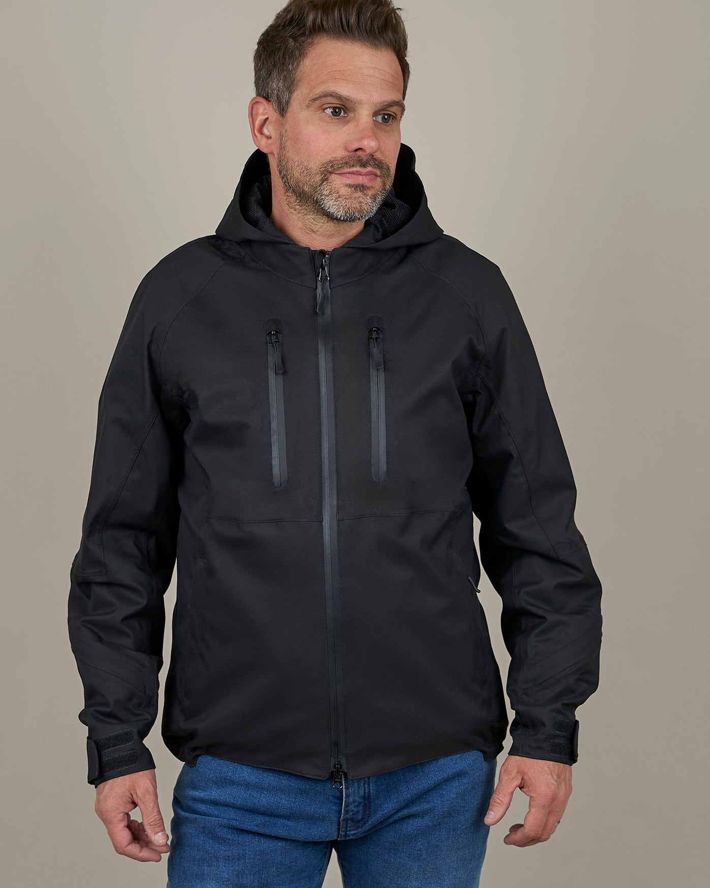 Joe Matt Black Waterproof Motorcycle Jacket