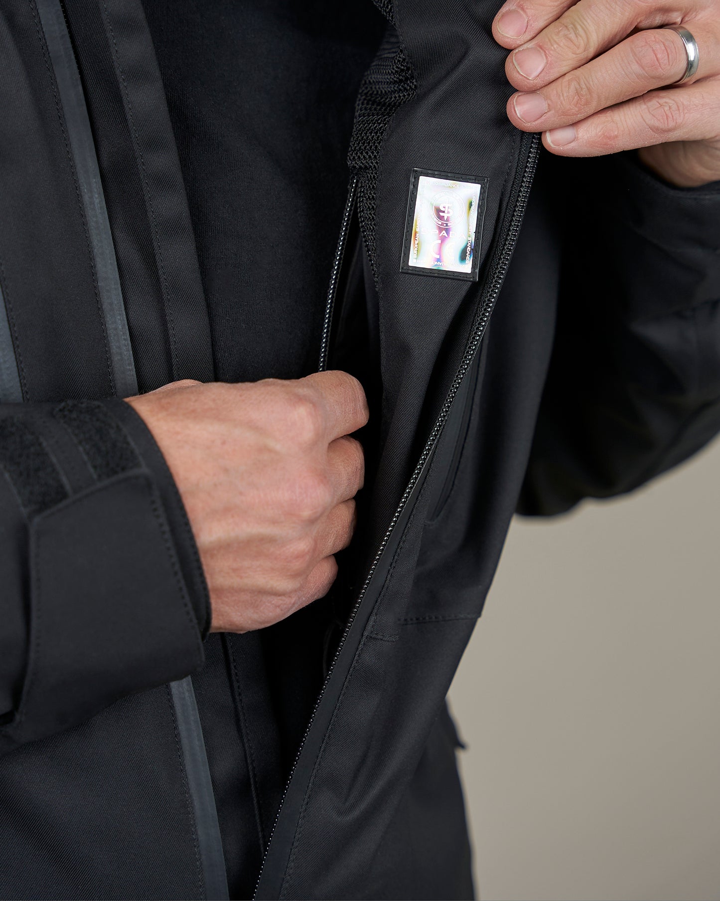 Joe Matt Black Waterproof Motorcycle Jacket