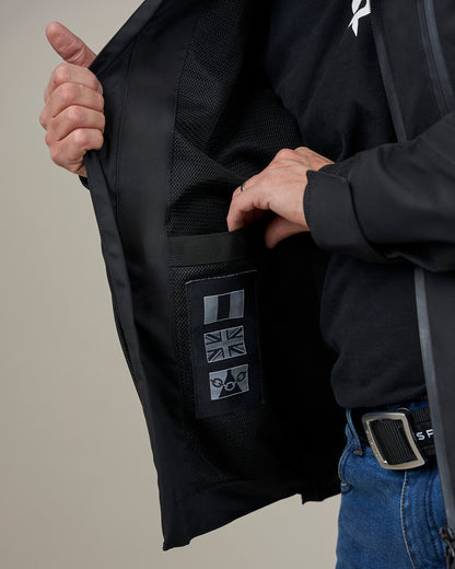 Joe Matt Black Waterproof Motorcycle Jacket