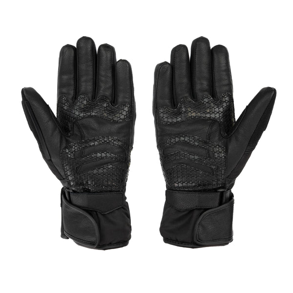 Junction Rev.2 Black Waterproof Motorcycle Gloves