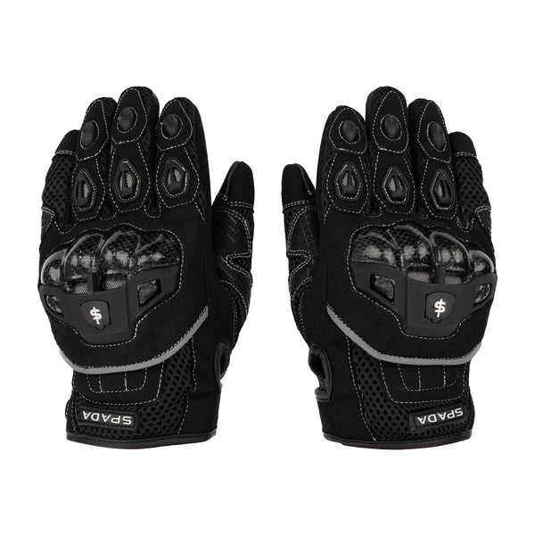 MX-Air Rev.2 Black Textile Motorcycle Gloves