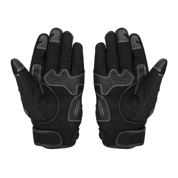 MX-Air Rev.2 Black Textile Motorcycle Gloves