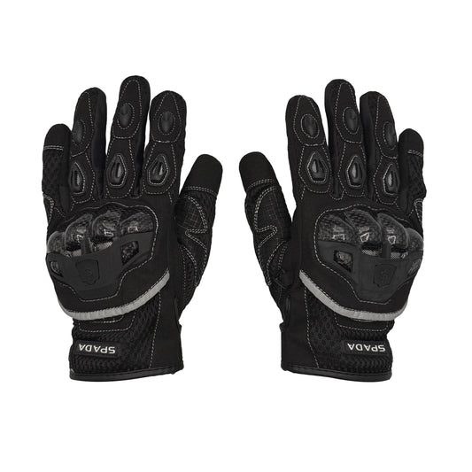 MX-Air Rev.2 Black Textile Motorcycle Gloves