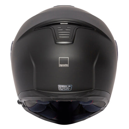 Orion Matt Black Flip Up Motorcycle Helmet - XS
