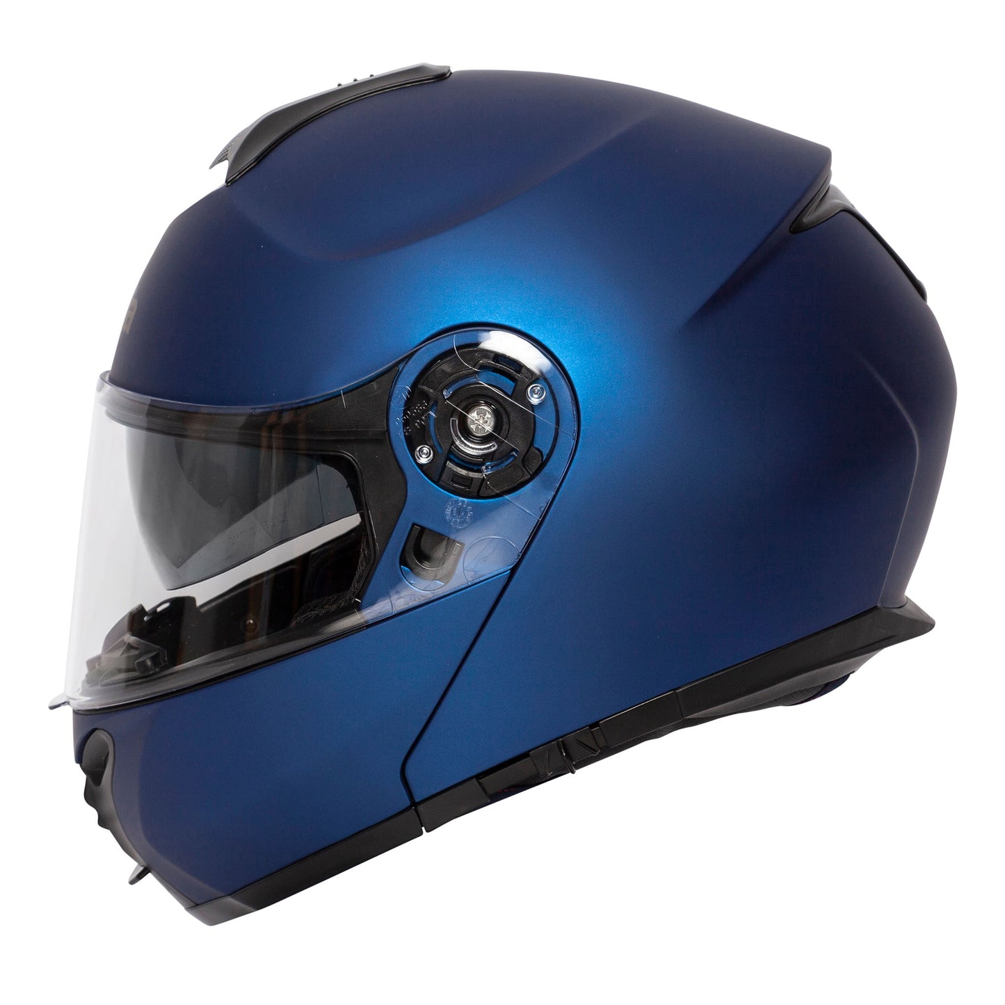 Orion Matt Blue Flip Up Motorcycle Helmet