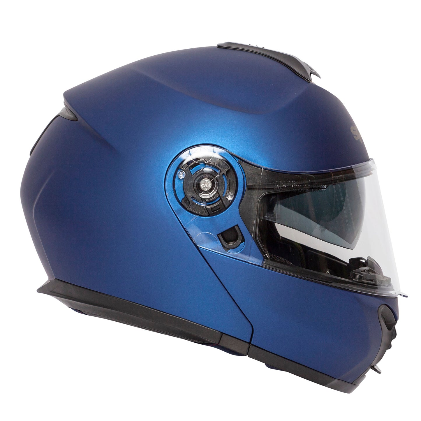 Orion Matt Blue Flip Up Motorcycle Helmet