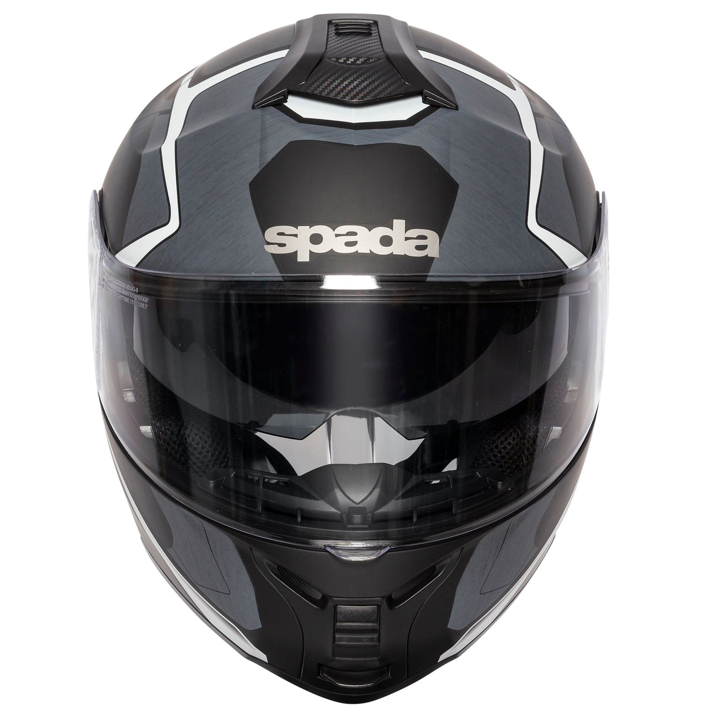 Orion Slate Matt Black & Silver Flip Up Motorcycle Helmet