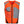 Orange and gray high-visibility fluorescent vest with reflective elements and pockets, branded with 'SPADA' on the chest.