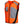 side view of orange and grey reflective high visibility vest