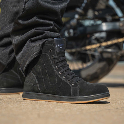 Strider S Waterproof Stealth Black Motorcycle Trainers