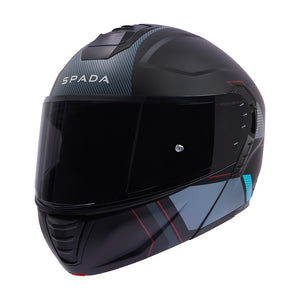 spada orion 2 flip up motorbike helmet with light smoke visor attached
