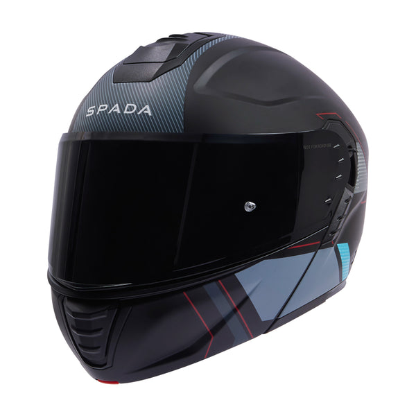 orion 2 flip up spada motorbike helmet with dark smoke visor
