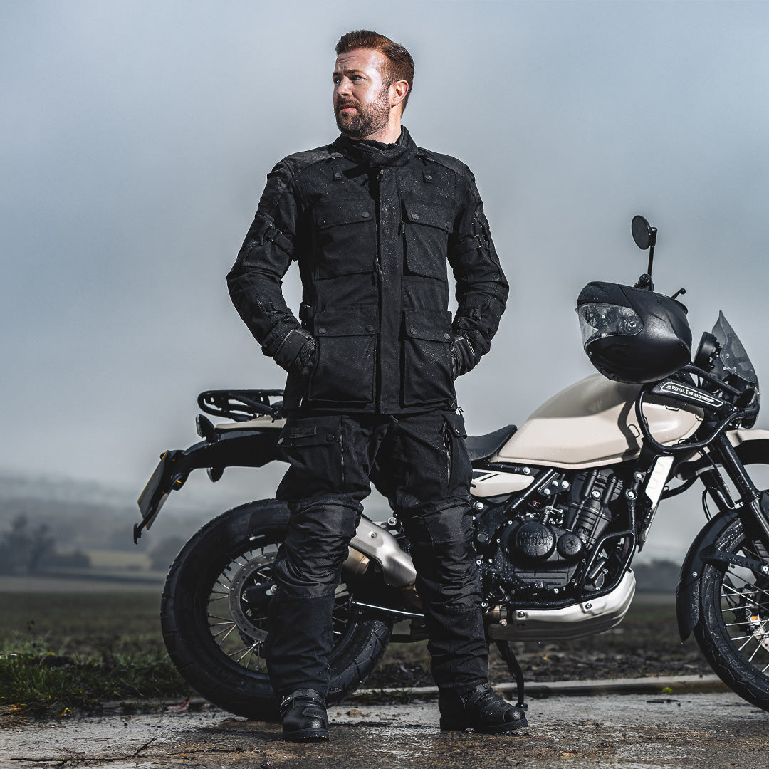 Muramasa Black Motorcycle Trousers