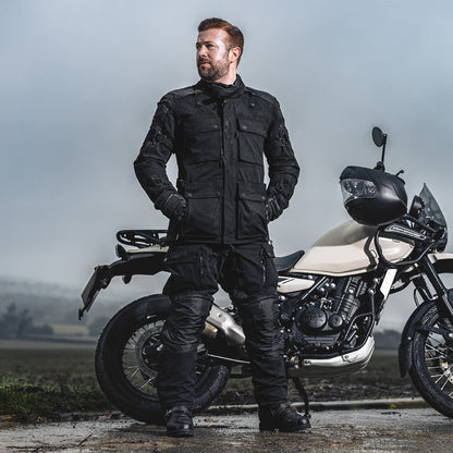 Muramasa Black Motorcycle Trousers