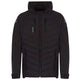 Tino Black Quilted Motorcycle Jacket