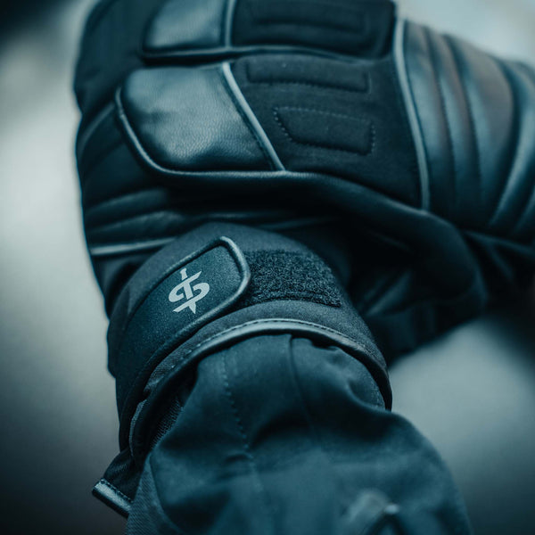 Vulcan Black Waterproof Motorcycle Gloves