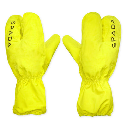 yellow flourescent waterproof motorcycle gloves