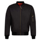 Airforce 1 Black Motorcycle Bomber Jacket