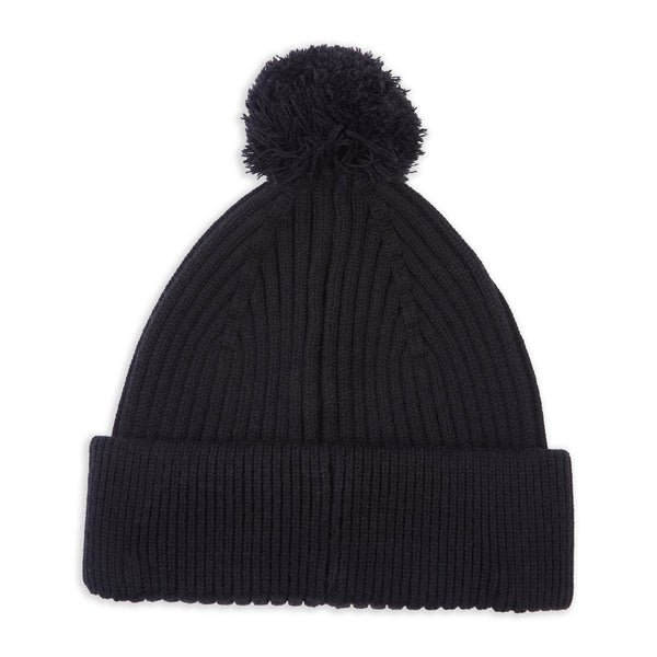 back of bobble beanie hat