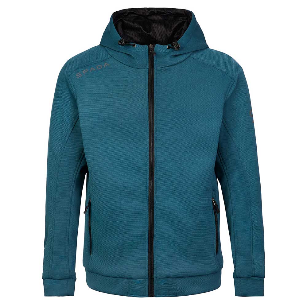 blue zip up motorcycle hoodie for men and women