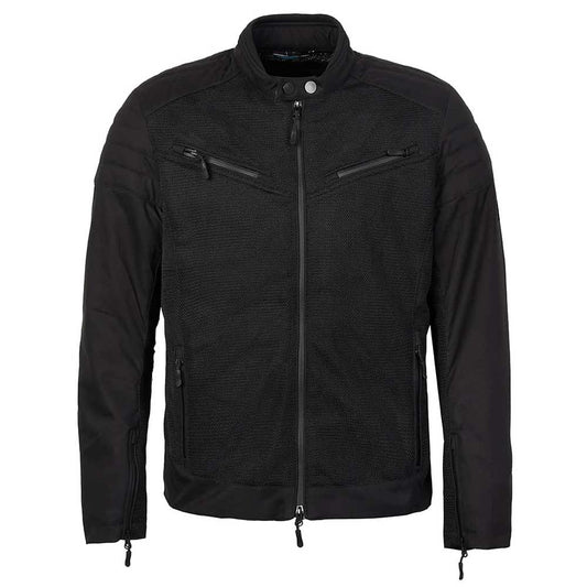 Cafe Air Lightweight Black Motorcycle Jacket