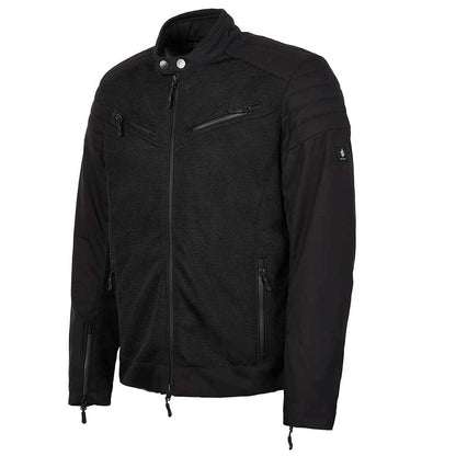 Cafe Air Lightweight Black Motorcycle Jacket