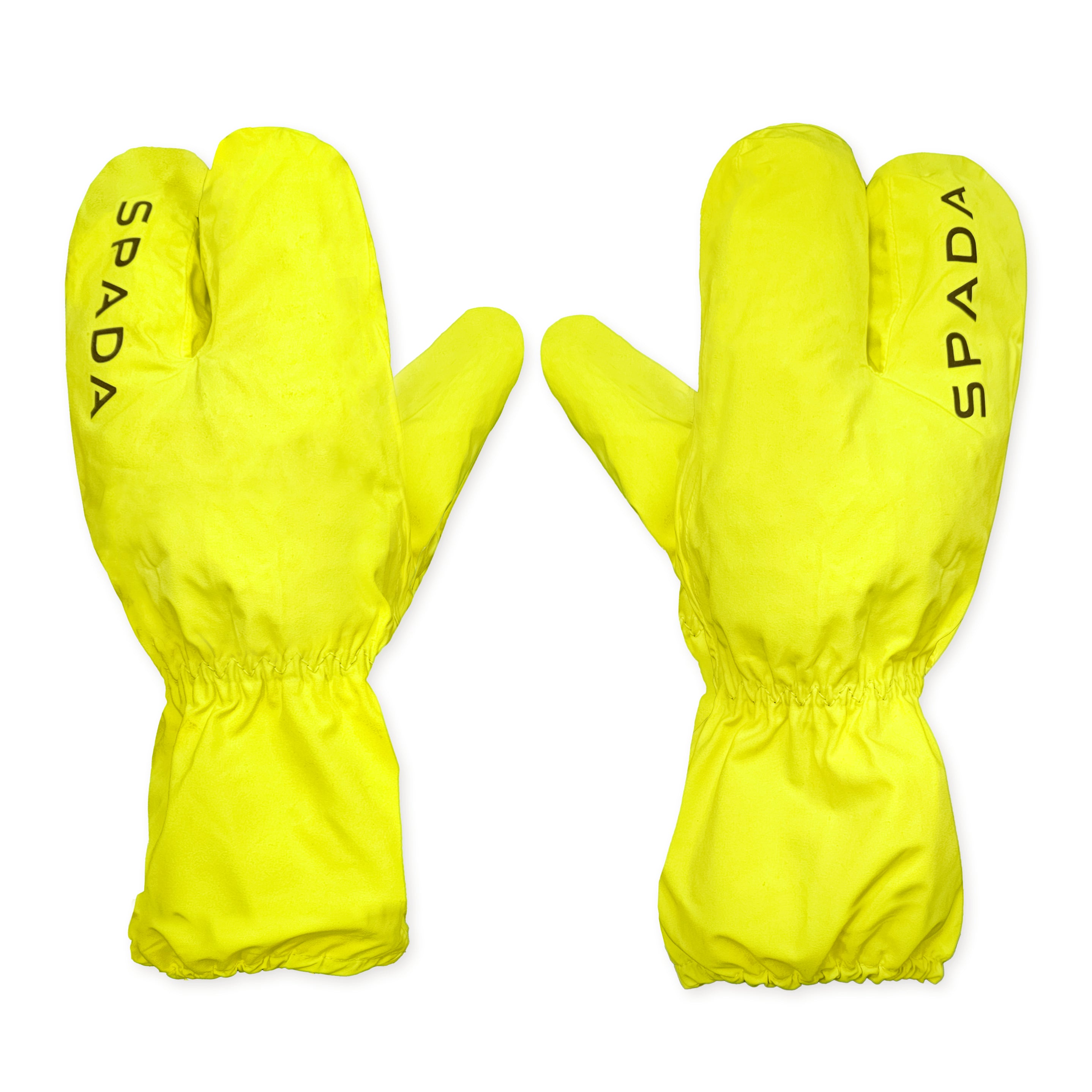 Acqua Shield Yellow Fluorescent Waterproof Motorcycle Overmitts