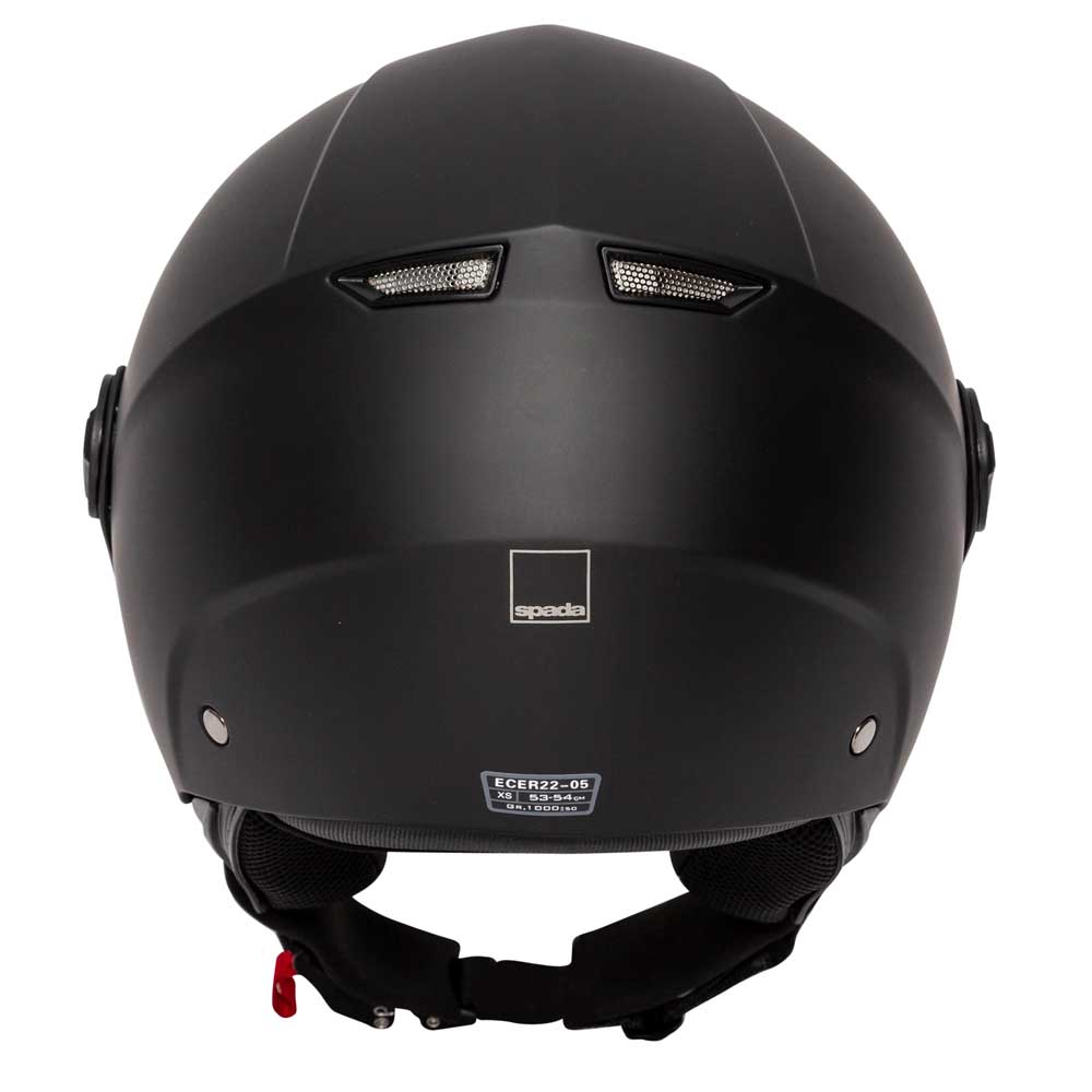 Hellion 06 Matt Black Open Face Motorcycle Helmet