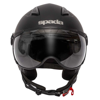 Hellion 06 Matt Black Open Face Motorcycle Helmet