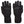 black motorcycle glove with waterproof membrane for women and men