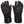 black textile motorcycle gloves with waterproof membrane for bikers