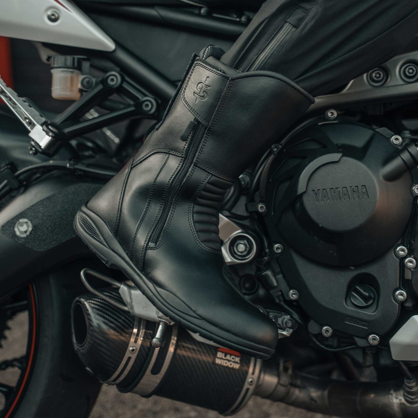 Hurricane 3 Rev.2 Black Waterproof Motorcycle Boots