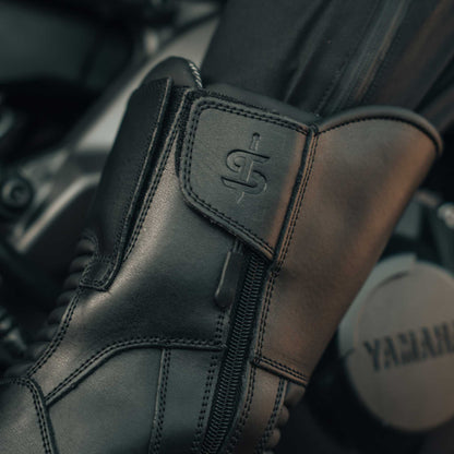 Hurricane 3 Rev.2 Black Waterproof Motorcycle Boots