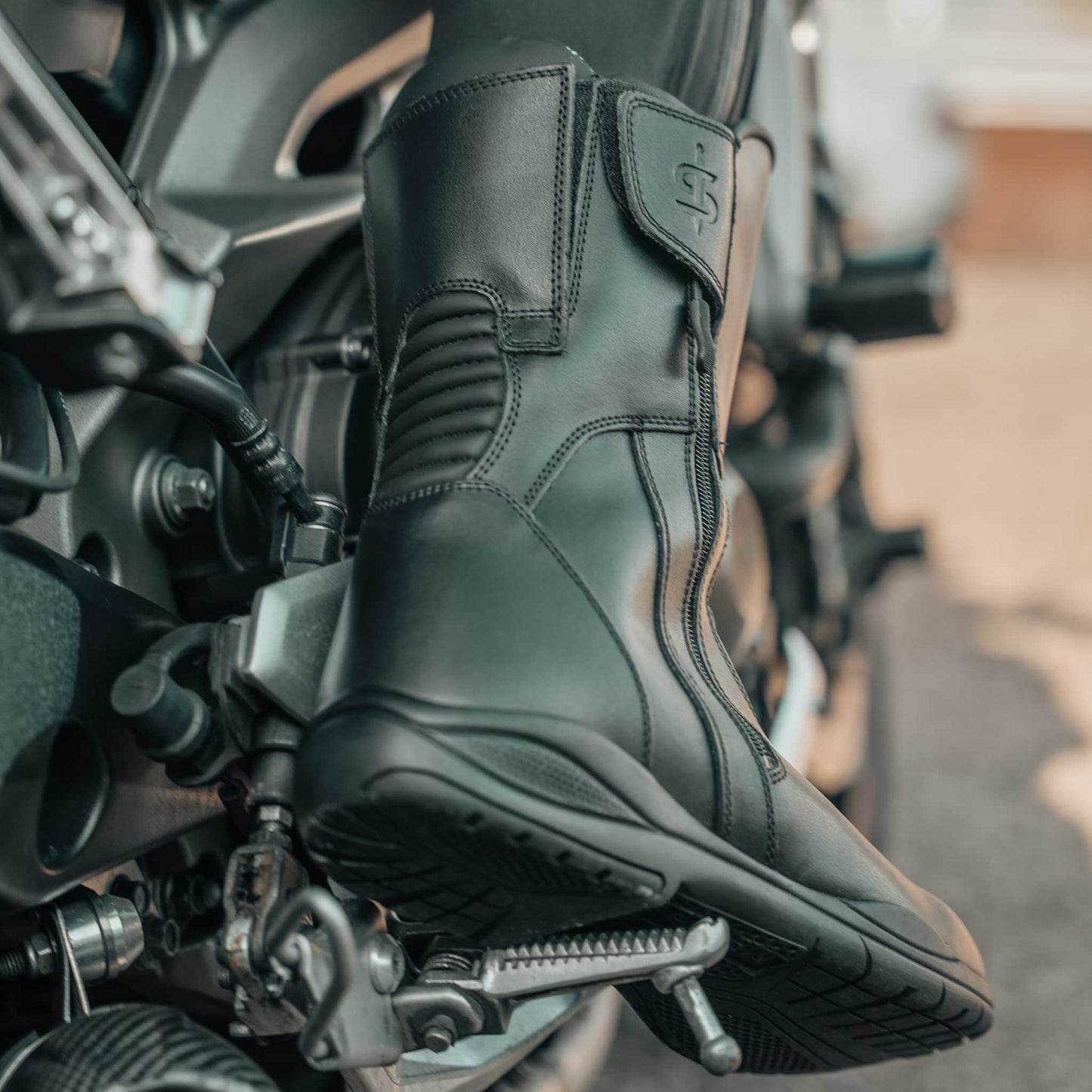 Hurricane 3 Rev.2 Black Waterproof Motorcycle Boots