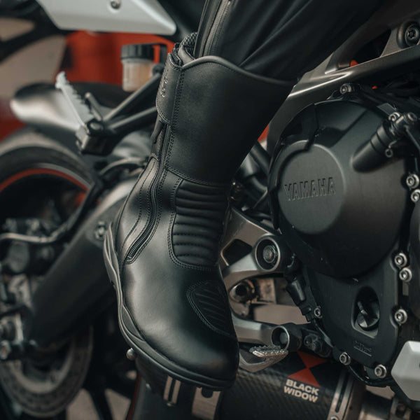Hurricane 3 Rev.2 Black Waterproof Motorcycle Boots