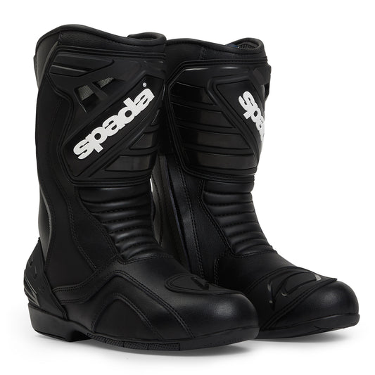 Aurora Black Waterproof Motorcycle Boots