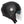 matt black open face motorbike helmet with large clear visor and a integrated sun visor